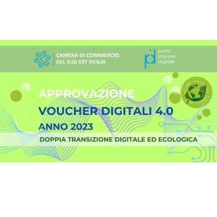 Immagine voucher doppia transizione digitale ed ecologica